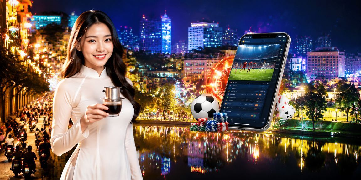 Người dùng thưởng thức cá cược thể thao tại Đà Lạt với trang phục truyền thống áo dài