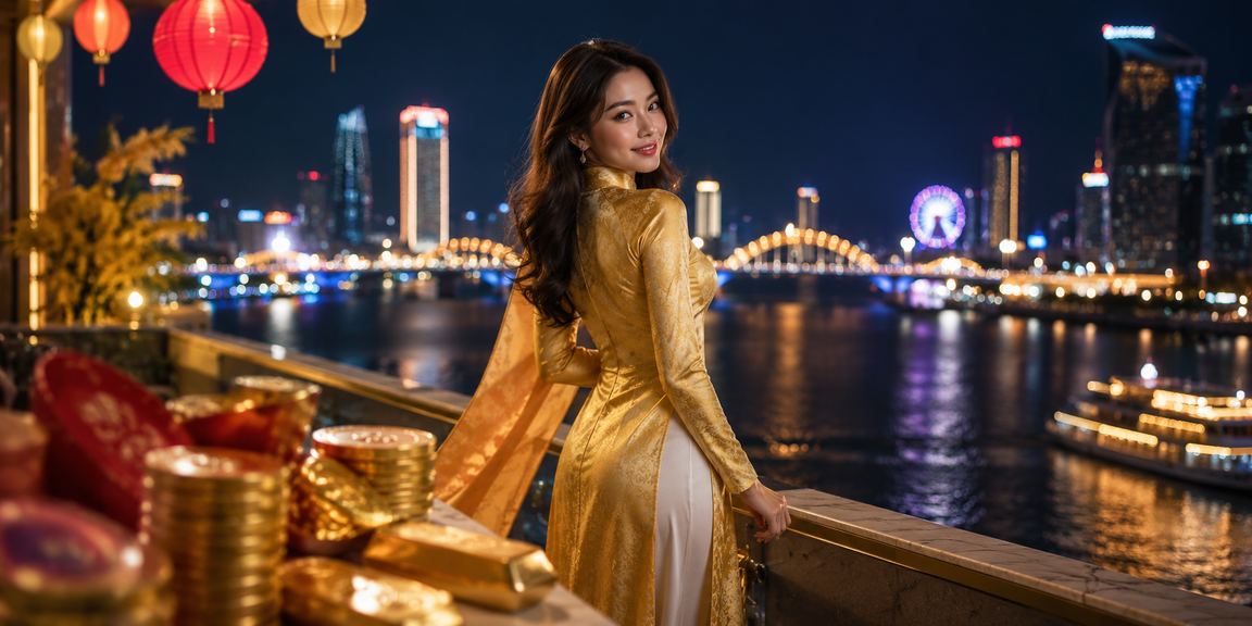 Người chơi tại Đà Nẵng trải nghiệm casino và cá cược trực tuyến với áo dài