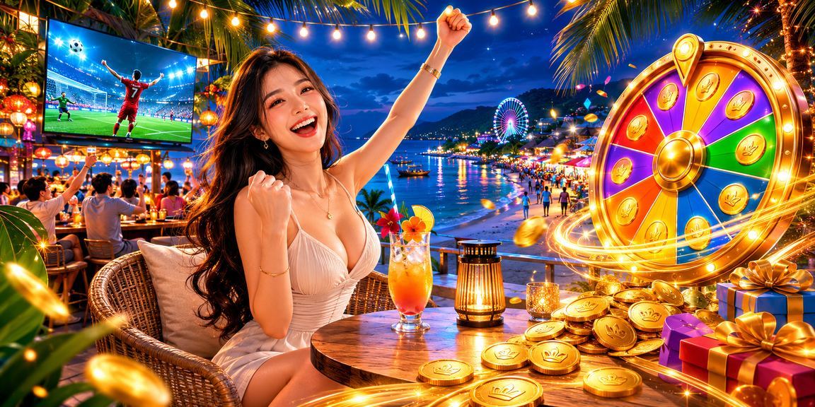 Người dùng tại Phú Quốc thư giãn bên cà phê và tham gia trò chơi may mắn trực tuyến